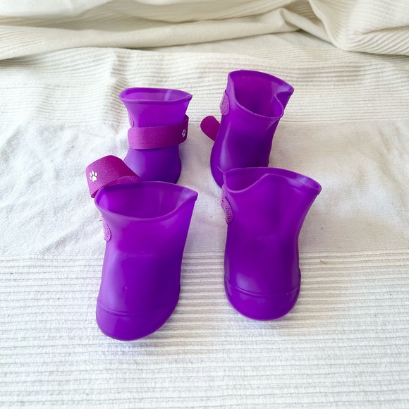 Petstore Waterproof Anti-slip Rain Booties Rubber Dog Shoes - Picture 2 of 10